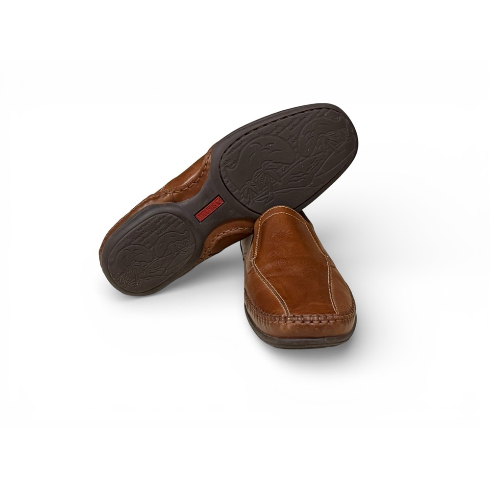 Pikolinos Men's Puerto Rico Leather Loafers Marrón Cognac Sz 8/41 - Picture 7 of 8